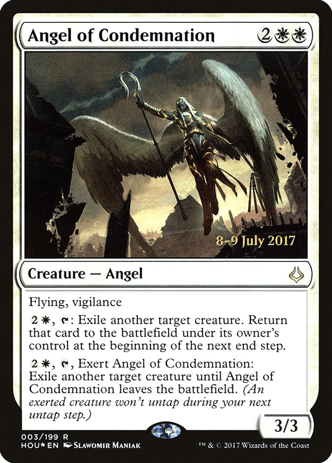 Angel of Condemnation [Hour of Devastation Prerelease Promos] | Clutch Gaming