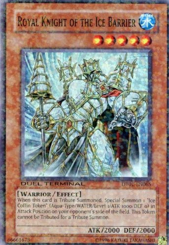 Royal Knight of the Ice Barrier [DT01-EN065] Super Rare | Clutch Gaming