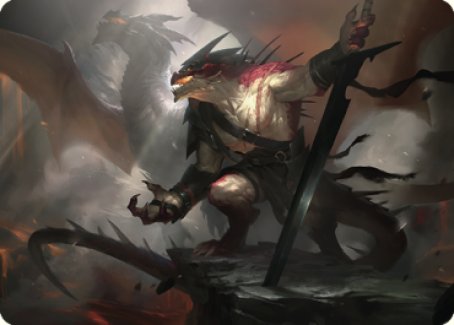 Rivaz of the Claw Art Card [Dominaria United Art Series] | Clutch Gaming