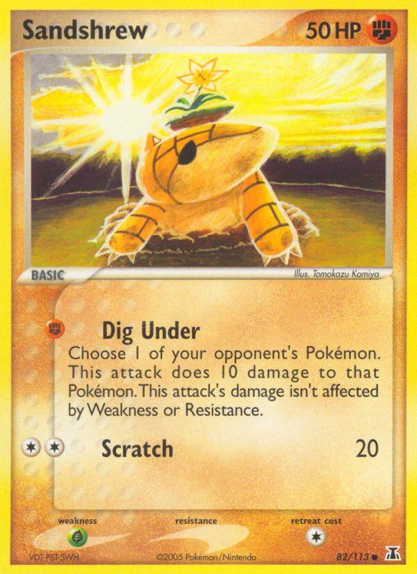 Sandshrew (82/113) [EX: Delta Species] | Clutch Gaming