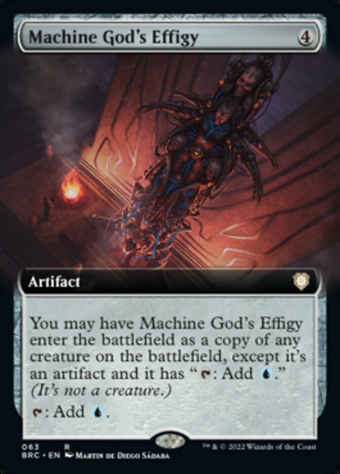 Machine God's Effigy (Extended Art) [The Brothers' War Commander] | Clutch Gaming