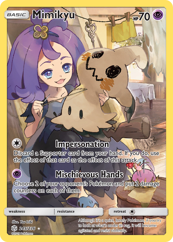 Mimikyu (245/236) [Sun & Moon: Cosmic Eclipse] | Clutch Gaming