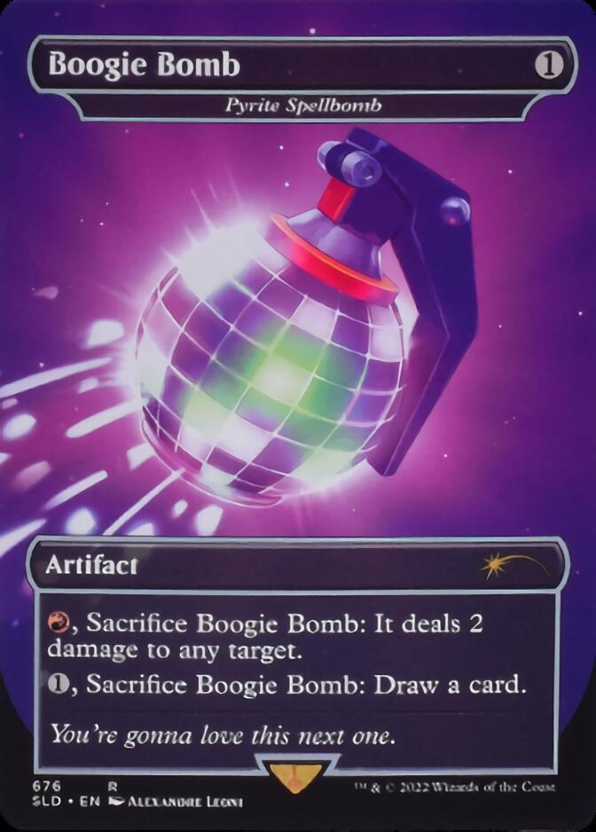 Pyrite Spellbomb - Boogie Bomb (Borderless) [Secret Lair Drop Promos] | Clutch Gaming