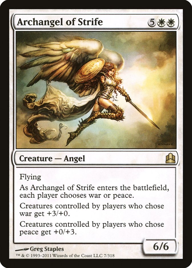 Archangel of Strife [Commander 2011] | Clutch Gaming