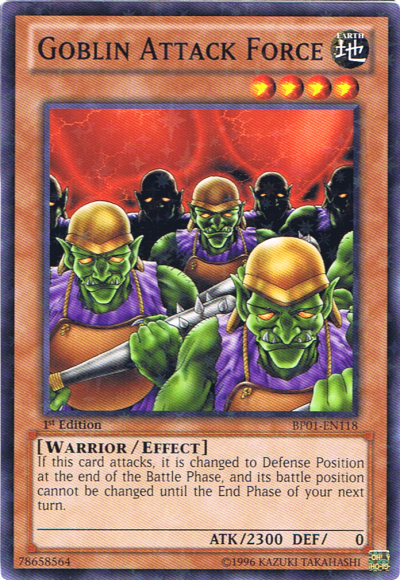 Goblin Attack Force [BP01-EN118] Starfoil Rare | Clutch Gaming