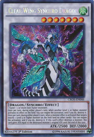 Clear Wing Synchro Dragon [CROS-EN046] Secret Rare | Clutch Gaming