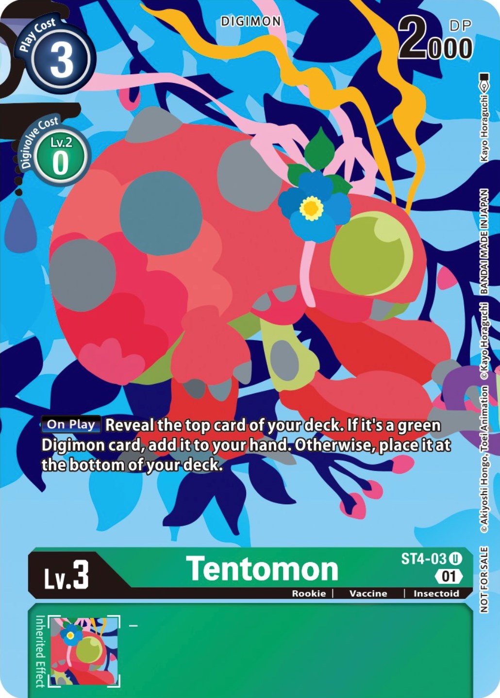 Tentomon [ST4-03] (Tamer's Card Set 2 Floral Fun) [Starter Deck: Giga Green Promos] | Clutch Gaming