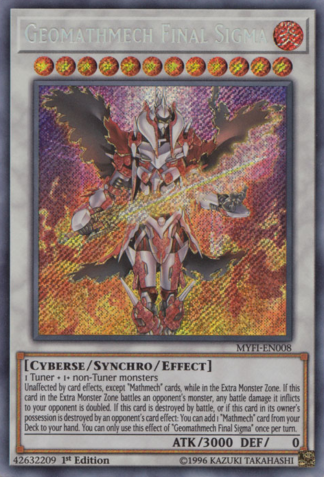 Geomathmech Final Sigma [MYFI-EN008] Secret Rare | Clutch Gaming