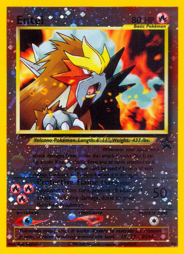 Entei (34) [Wizards of the Coast: Black Star Promos] | Clutch Gaming