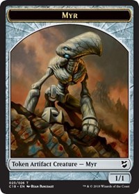 Myr (023) // Thopter (025) Double-Sided Token [Commander 2018 Tokens] | Clutch Gaming