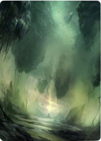 Swamp 1 Art Card [Zendikar Rising Art Series] | Clutch Gaming