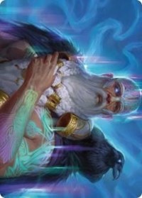 Alrund, God of the Cosmos Art Card [Kaldheim Art Series] | Clutch Gaming