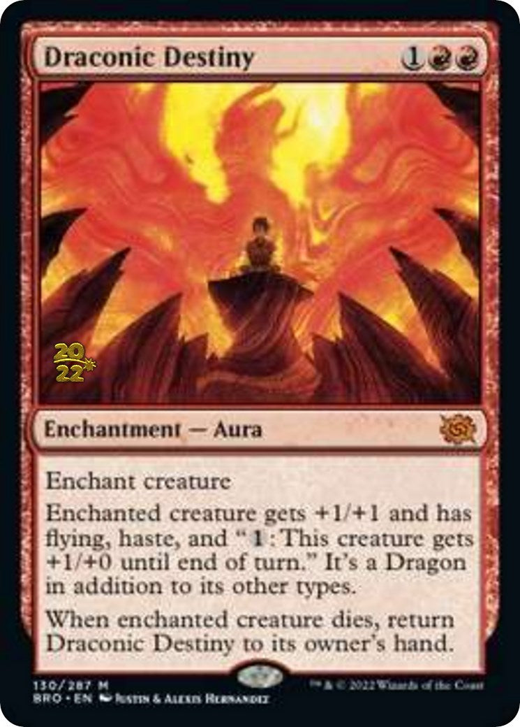 Draconic Destiny [The Brothers' War Prerelease Promos] | Clutch Gaming