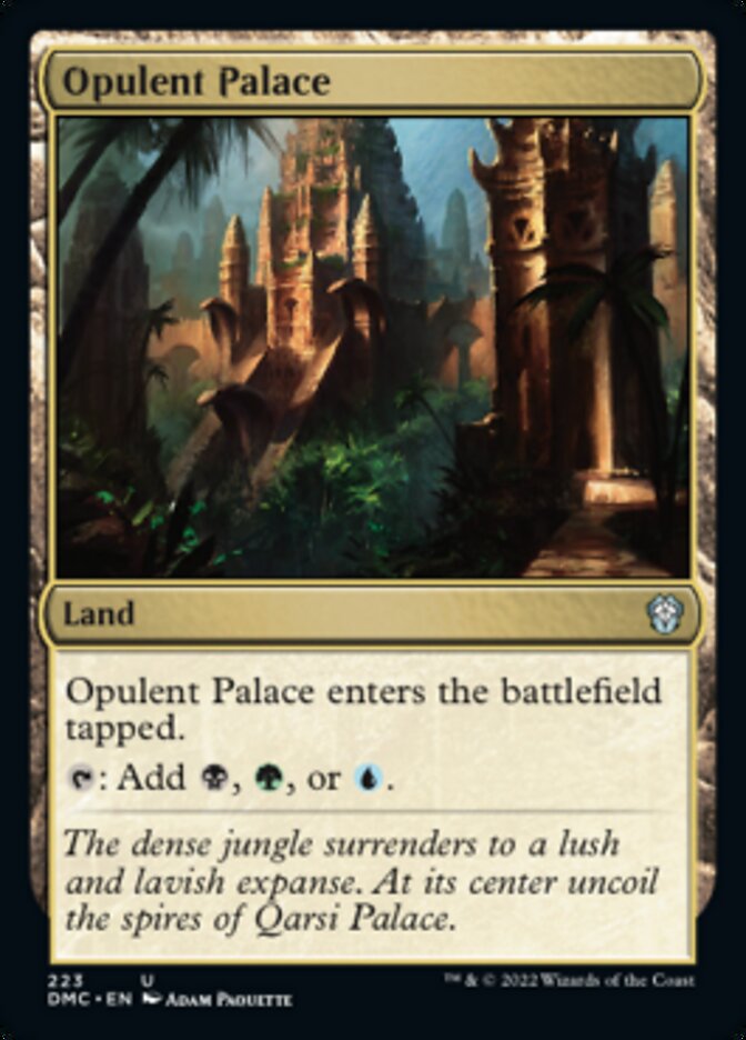 Opulent Palace [Dominaria United Commander] | Clutch Gaming