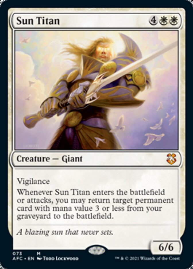 Sun Titan [Dungeons & Dragons: Adventures in the Forgotten Realms Commander] | Clutch Gaming