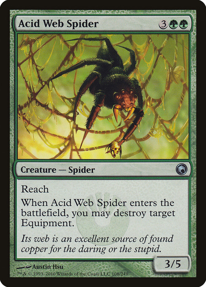 Acid Web Spider [Scars of Mirrodin] | Clutch Gaming