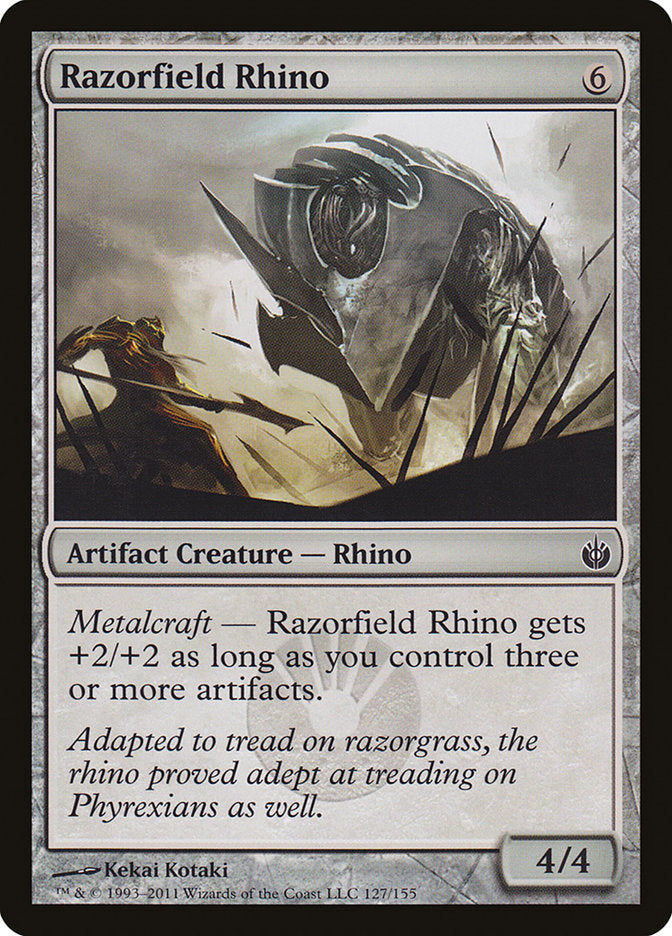 Razorfield Rhino [Mirrodin Besieged] | Clutch Gaming