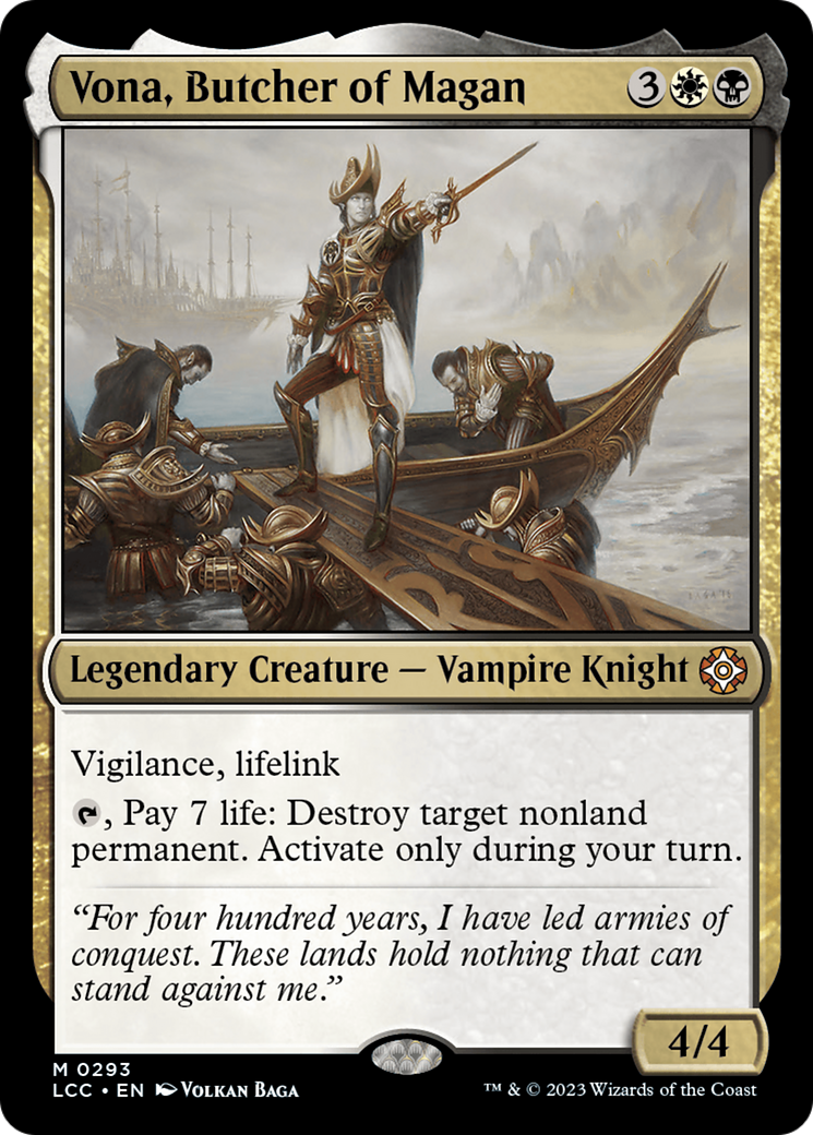 Vona, Butcher of Magan [The Lost Caverns of Ixalan Commander] | Clutch Gaming