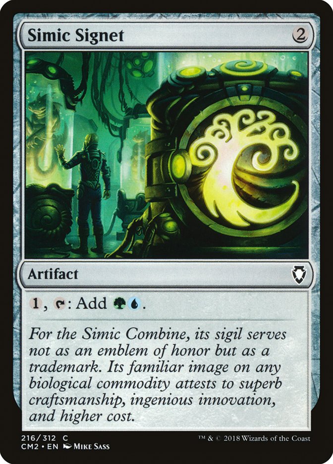 Simic Signet (216/312) [Commander Anthology Volume II] | Clutch Gaming