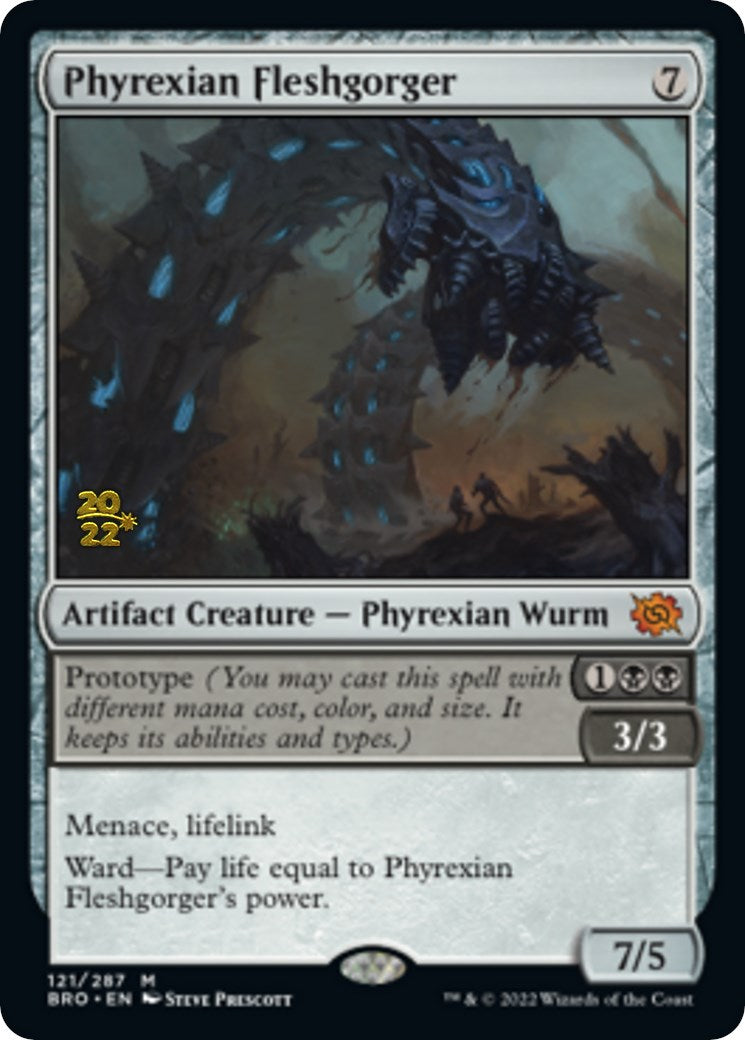 Phyrexian Fleshgorger [The Brothers' War Prerelease Promos] | Clutch Gaming