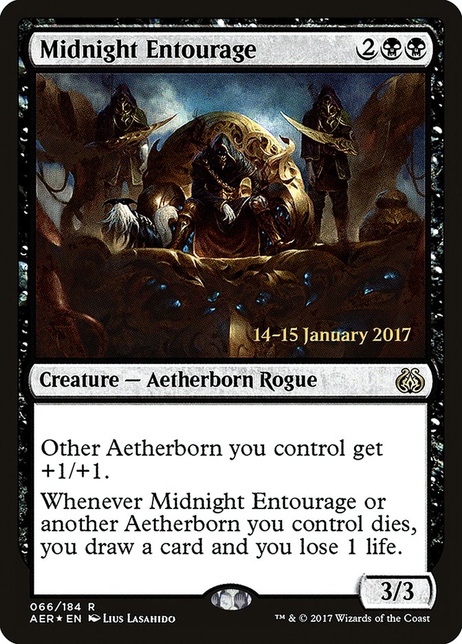 Midnight Entourage [Aether Revolt Prerelease Promos] | Clutch Gaming