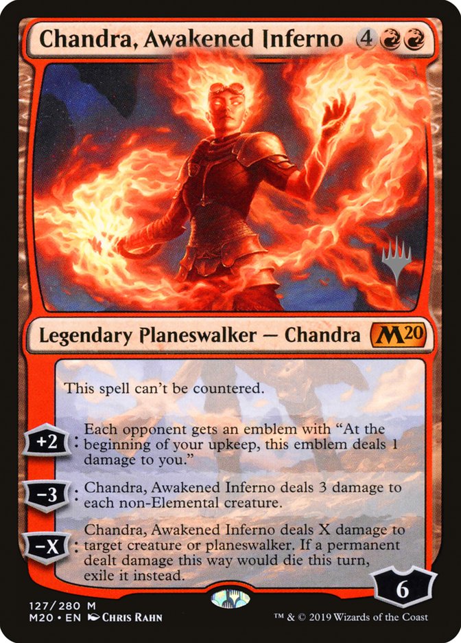 Chandra, Awakened Inferno (Promo Pack) [Core Set 2020 Promos] | Clutch Gaming