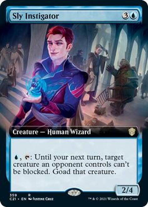 Sly Instigator (Extended Art) [Commander 2021] | Clutch Gaming