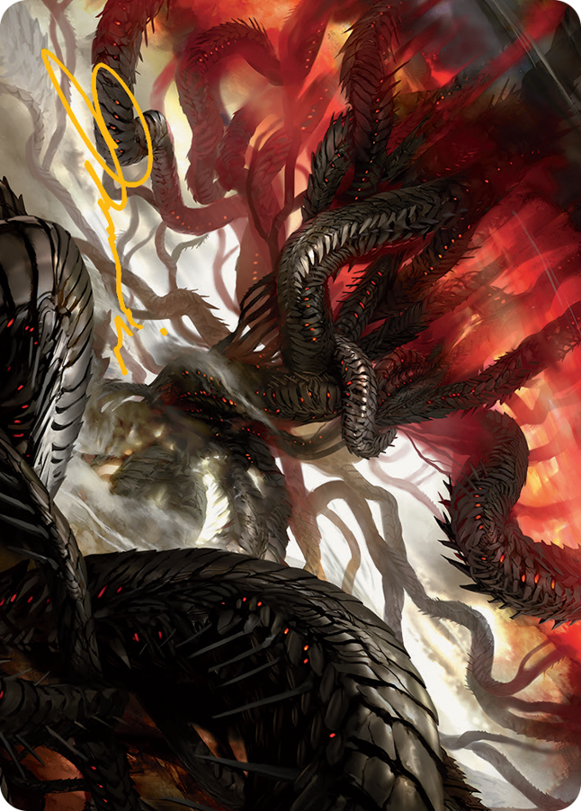 Realmbreaker, the Invasion Tree Art Card (Gold-Stamped Signature) [March of the Machine Art Series] | Clutch Gaming