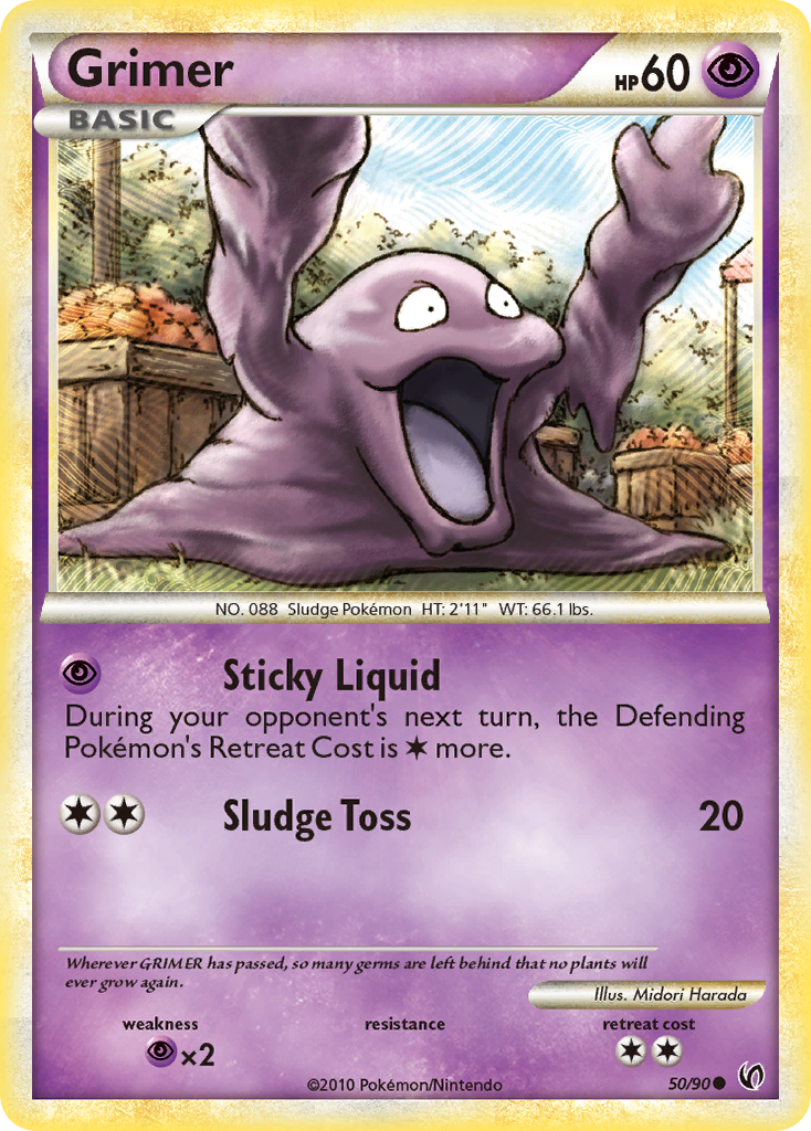 Grimer (50/90) [HeartGold & SoulSilver: Undaunted] | Clutch Gaming