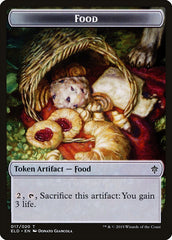 Wolf // Food (17) Double-Sided Token [Throne of Eldraine Tokens] | Clutch Gaming