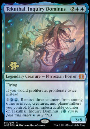 Tekuthal, Inquiry Dominus [Phyrexia: All Will Be One Prerelease Promos] | Clutch Gaming