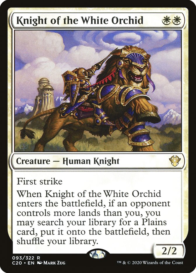 Knight of the White Orchid [Commander 2020] | Clutch Gaming