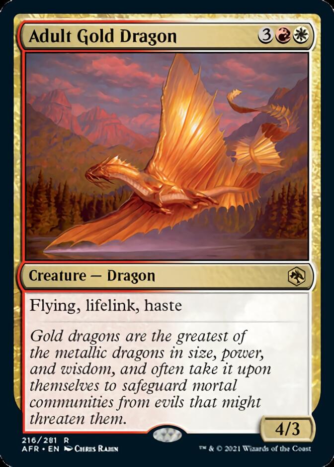 Adult Gold Dragon [Dungeons & Dragons: Adventures in the Forgotten Realms] | Clutch Gaming