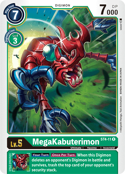 MegaKabuterimon [ST4-11] [Starter Deck: Giga Green] | Clutch Gaming