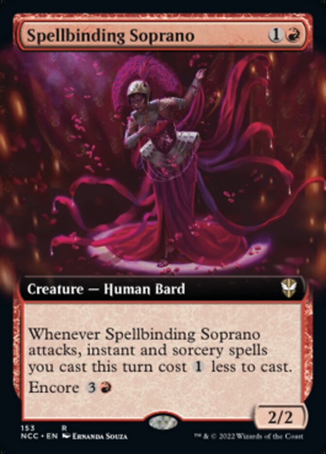 Spellbinding Soprano (Extended Art) [Streets of New Capenna Commander] | Clutch Gaming