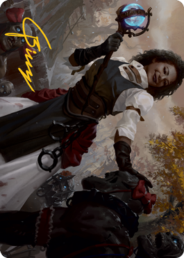 Skaab Wrangler Art Card (Gold-Stamped Signature) [Innistrad: Midnight Hunt Art Series] | Clutch Gaming