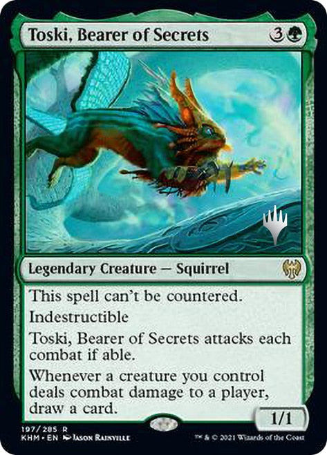 Toski, Bearer of Secrets (Promo Pack) [Kaldheim Promos] | Clutch Gaming