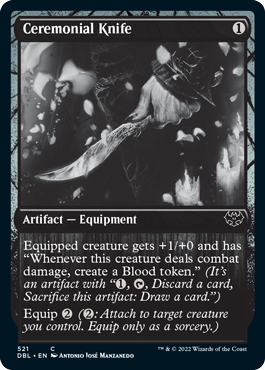 Ceremonial Knife [Innistrad: Double Feature] | Clutch Gaming