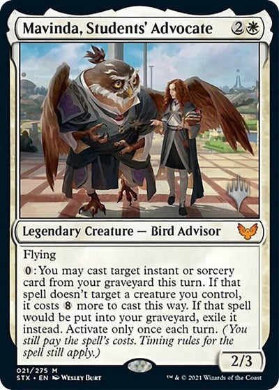 Mavinda, Students' Advocate (Promo Pack) [Strixhaven: School of Mages Promos] | Clutch Gaming