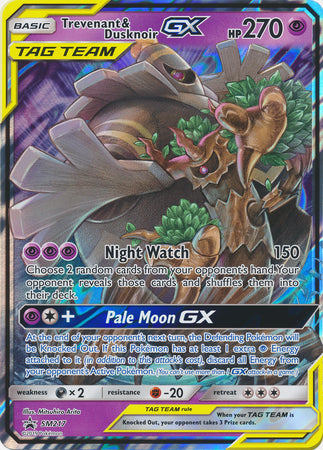 Trevenant & Dusknoir GX (SM217) (Jumbo Card) [Sun & Moon: Black Star Promos] | Clutch Gaming