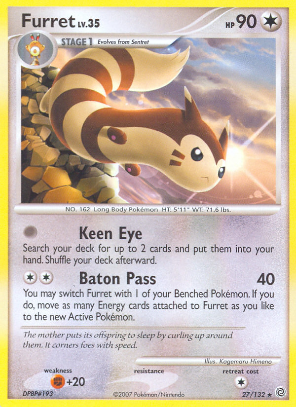 Furret (27/132) [Diamond & Pearl: Secret Wonders] | Clutch Gaming