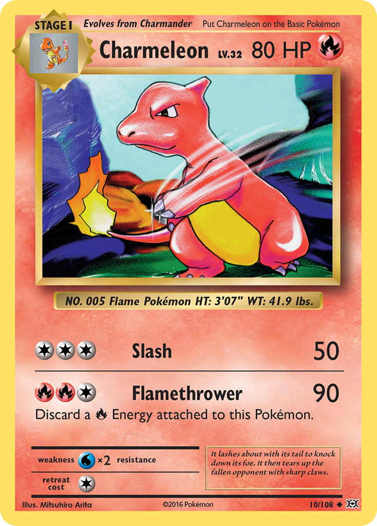 Charmeleon (10/108) [XY: Evolutions] | Clutch Gaming