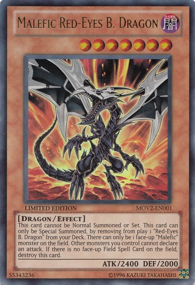 Malefic Red-Eyes B. Dragon [MOV2-EN001] Ultra Rare | Clutch Gaming