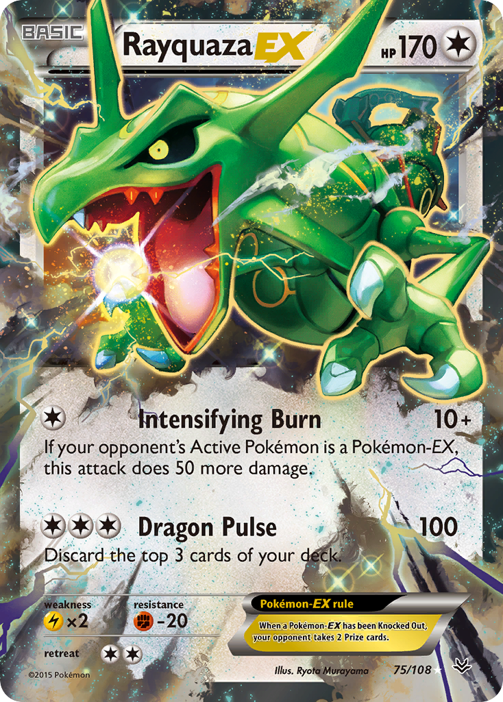 Rayquaza EX (75/108) [XY: Roaring Skies] | Clutch Gaming