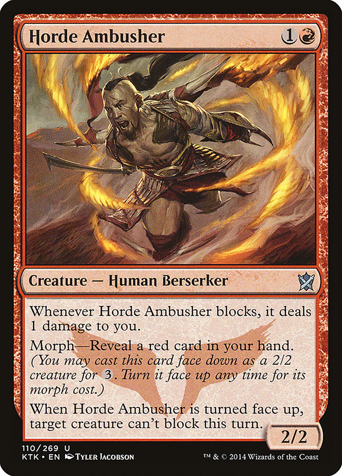 Horde Ambusher [Khans of Tarkir] | Clutch Gaming