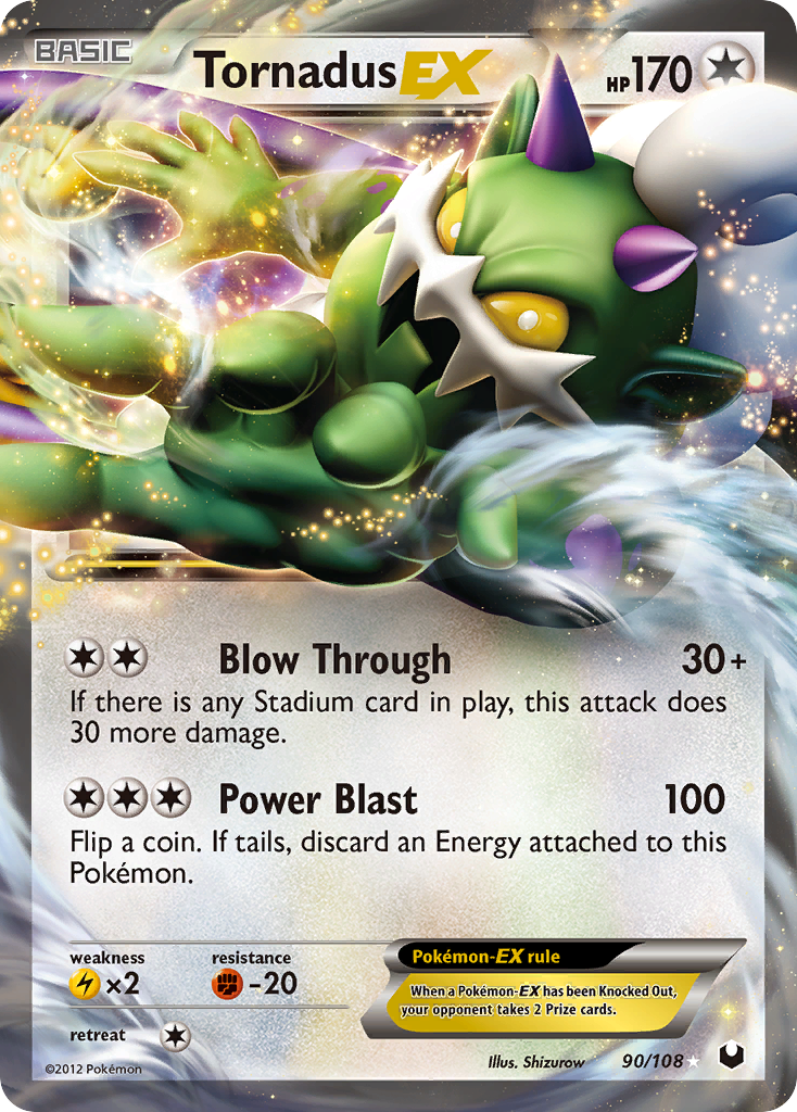 Tornadus EX (90/108) [Black & White: Dark Explorers] | Clutch Gaming