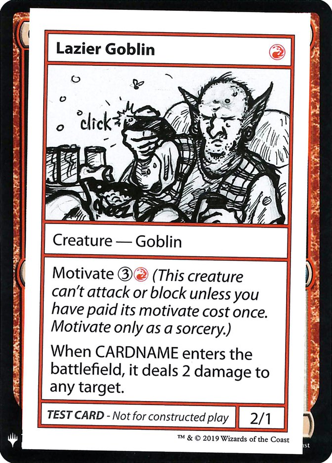 Lazier Goblin [Mystery Booster Playtest Cards] | Clutch Gaming