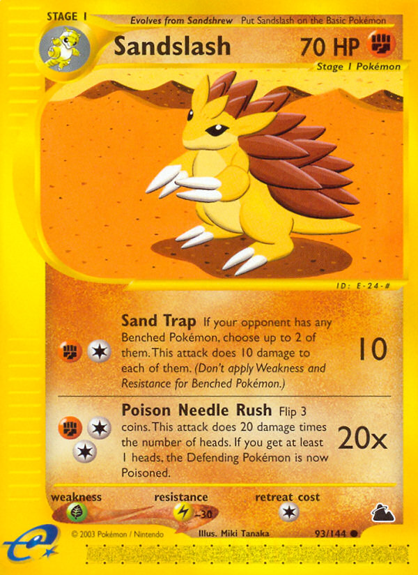 Sandslash (93/144) [Skyridge] | Clutch Gaming