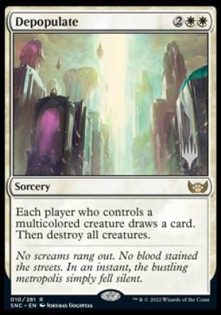 Depopulate (Promo Pack) [Streets of New Capenna Promos] | Clutch Gaming