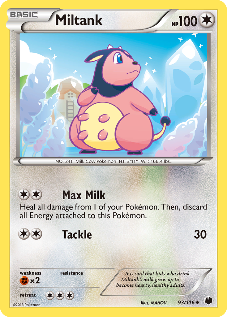 Miltank (93/116) [Black & White: Plasma Freeze] | Clutch Gaming